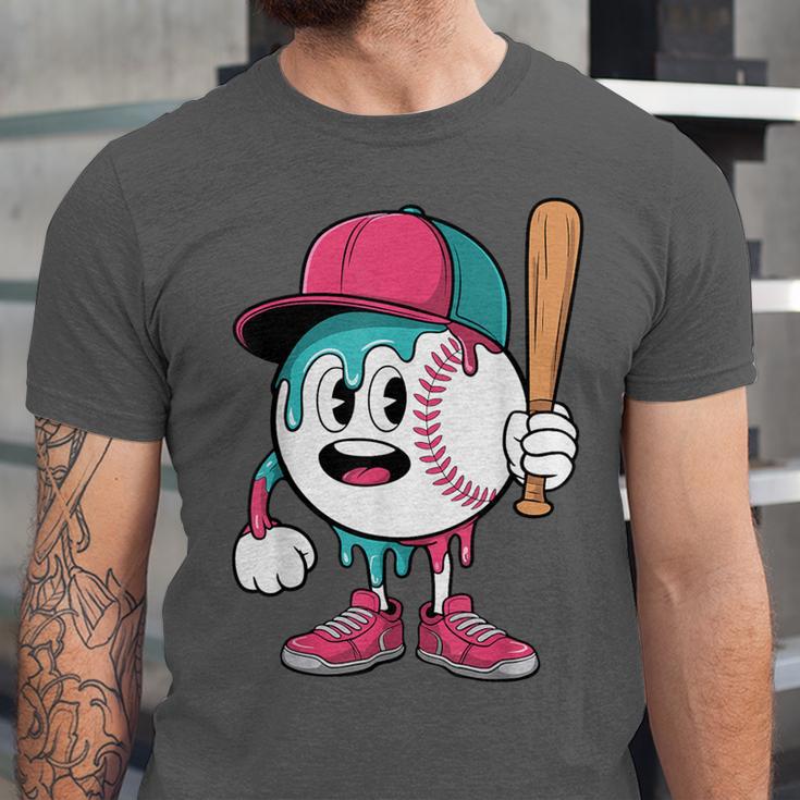 Baseball Drip Boys Ice Cream Youth Unisex Jersey T-Shirt
