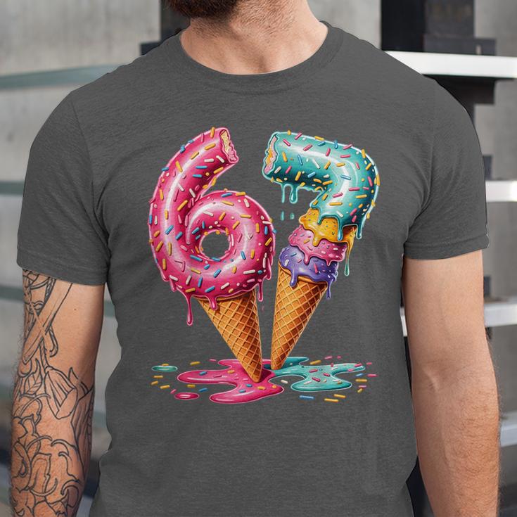 Baseball Drip Ice Cream 67 Unisex Jersey T-Shirt