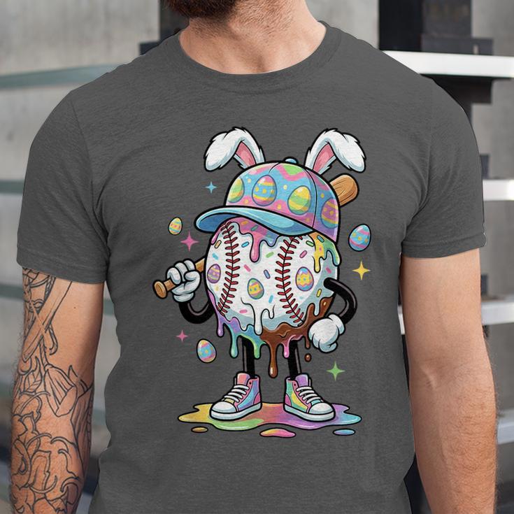Baseball Drip Ice Cream Apparel Youth Boy Easter Day Unisex Jersey T-Shirt
