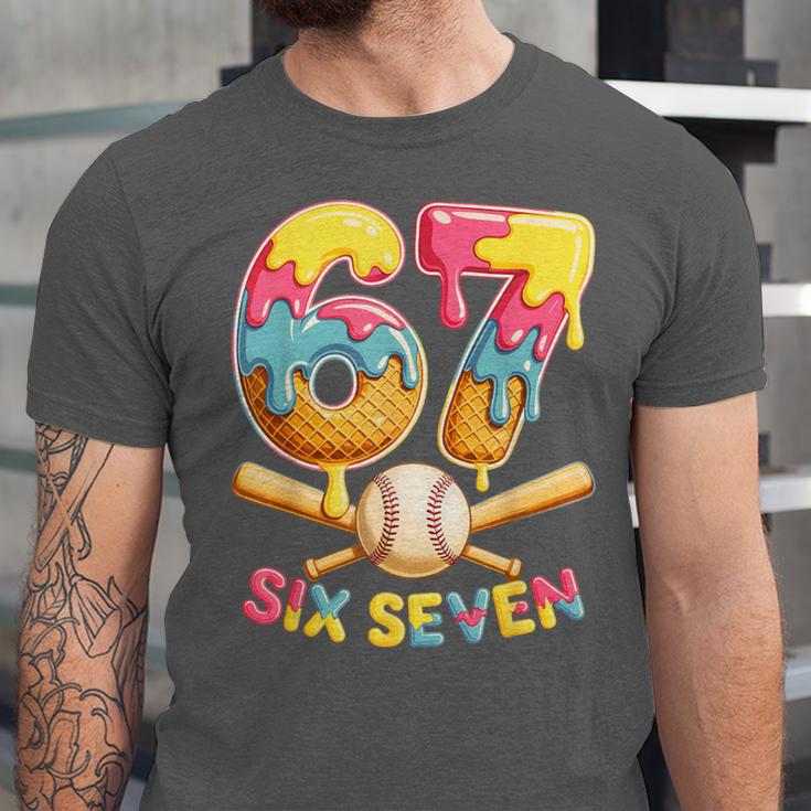 Baseball Drip Ice Cream Number 67 Player Lifestyle Unisex Jersey T-Shirt Baseball Drip Ice Cream Number 67 Player Lifestyle Unisex Jersey T-Shirt