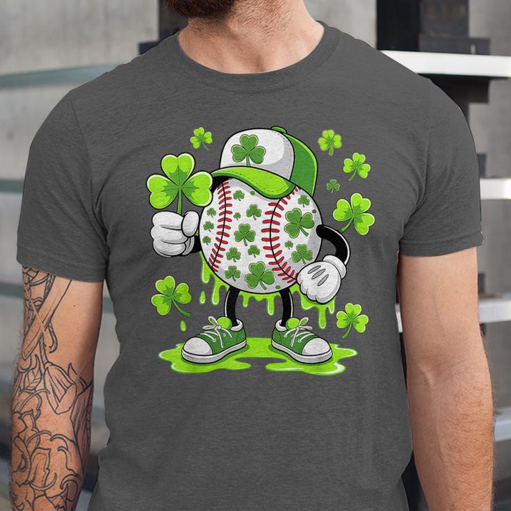 Baseball Drip Ice Cream Shamrock Irish St Patricks Men Unisex Jersey T-Shirt Baseball Drip Ice Cream Shamrock Irish St Patricks Men Unisex Jersey T-Shirt