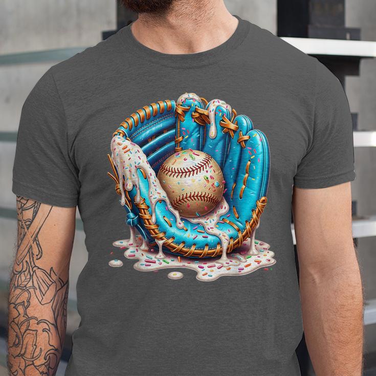 Baseball Drip Ice Cream Sprinkless Glove Boy Kid Unisex Jersey T-Shirt Baseball Drip Ice Cream Sprinkless Glove Boy Kid Unisex Jersey T-Shirt