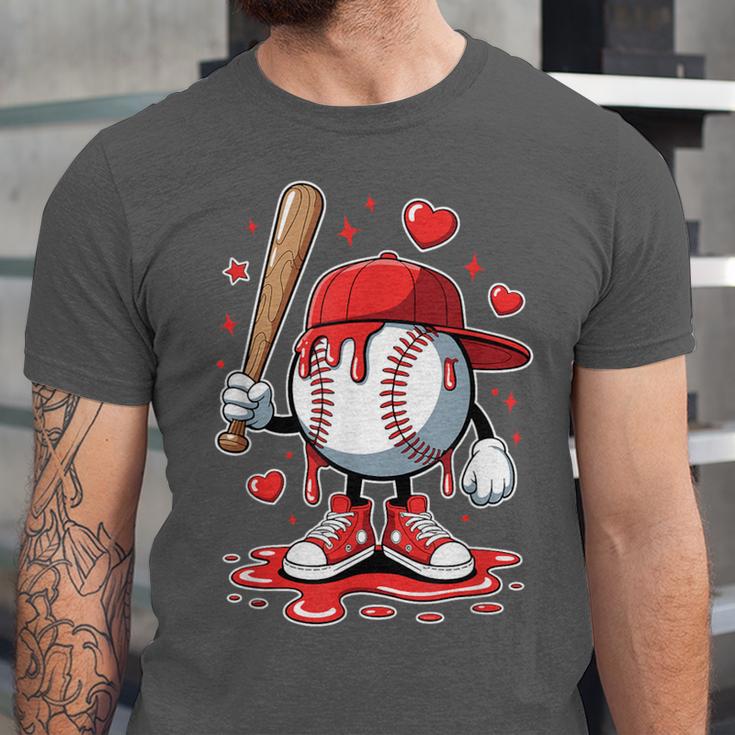 Baseball Drip Icecream Apparel Youth Boy Valentine Unisex Jersey T-Shirt Baseball Drip Icecream Apparel Youth Boy Valentine Unisex Jersey T-Shirt