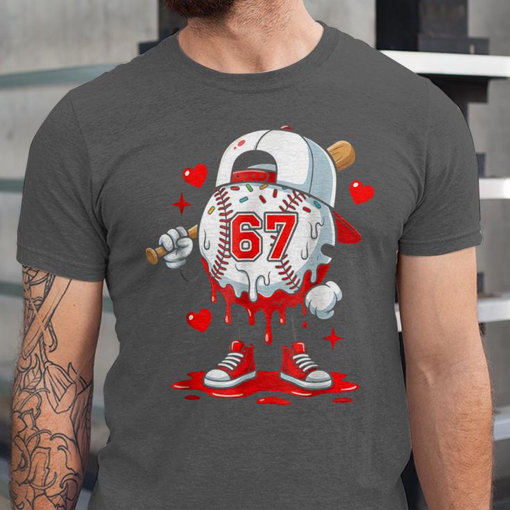 Baseball Drip Icecream Valentine 67 Meme Tees Men Youth Boys Unisex Jersey T-Shirt Baseball Drip Icecream Valentine 67 Meme Tees Men Youth Boys Unisex Jersey T-Shirt