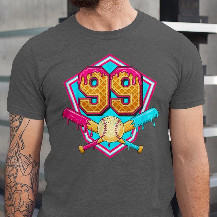 Baseball Drip Jersey Number 99 For Players & 99th Birthday Unisex Jersey T-Shirt Baseball Drip Jersey Number 99 For Players & 99th Birthday Unisex Jersey T-Shirt