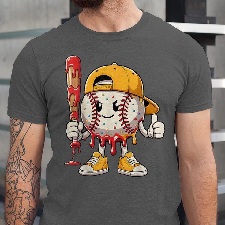 Baseball Drip Baseball Life Style 101 Apparel Youth Unisex Jersey T-Shirt Baseball Drip Baseball Life Style 101 Apparel Youth Unisex Jersey T-Shirt