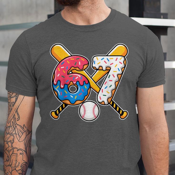 Baseball Drip Number 67 Player 67th Birthday Meme Unisex Jersey T-Shirt