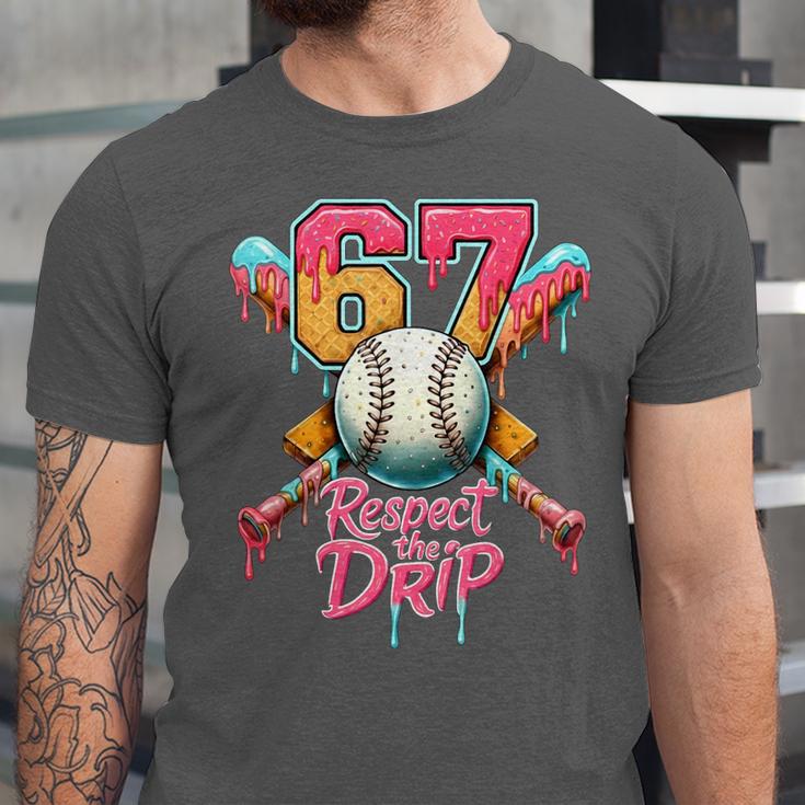 Baseball Drip Number 67 Player Sport For Men Women Kids Unisex Jersey T-Shirt Baseball Drip Number 67 Player Sport For Men Women Kids Unisex Jersey T-Shirt