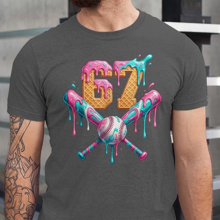 Baseball Drip Number 67 Player Unisex Jersey T-Shirt