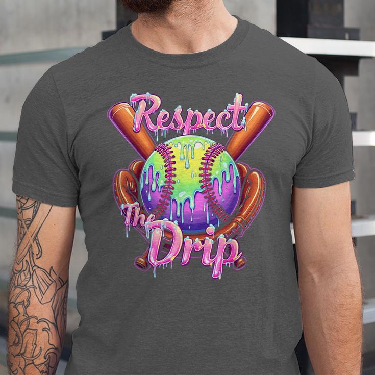 Baseball Drip Respect The Drip Purple Ice Cream Sprinkles Unisex Jersey T-Shirt Baseball Drip Respect The Drip Purple Ice Cream Sprinkles Unisex Jersey T-Shirt