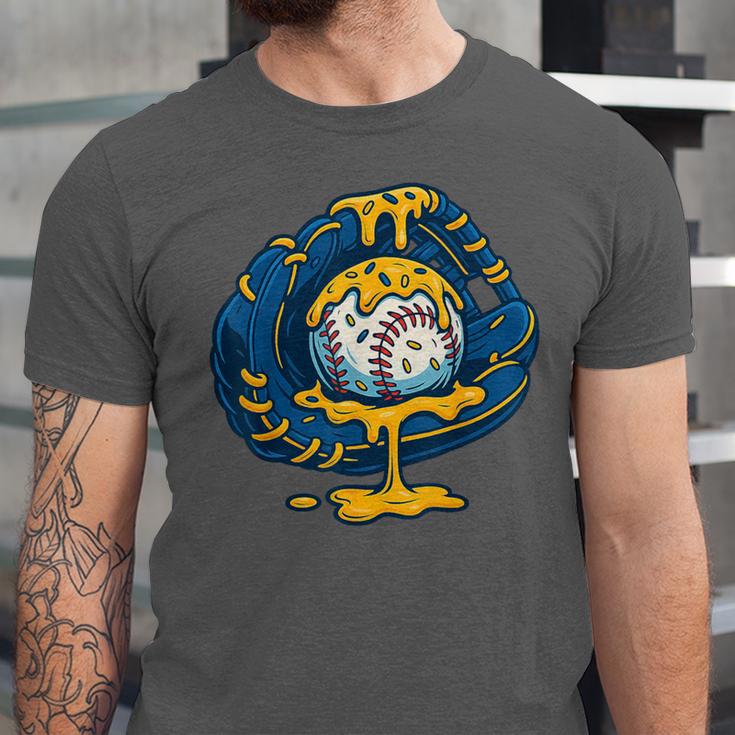 Baseball Drip Team For Boys Ice Cream Cool Unisex Jersey T-Shirt