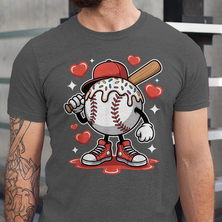 Baseball Drip Valentine Boys Women Men Hearts Sport Love Unisex Jersey T-Shirt Baseball Drip Valentine Boys Women Men Hearts Sport Love Unisex Jersey T-Shirt