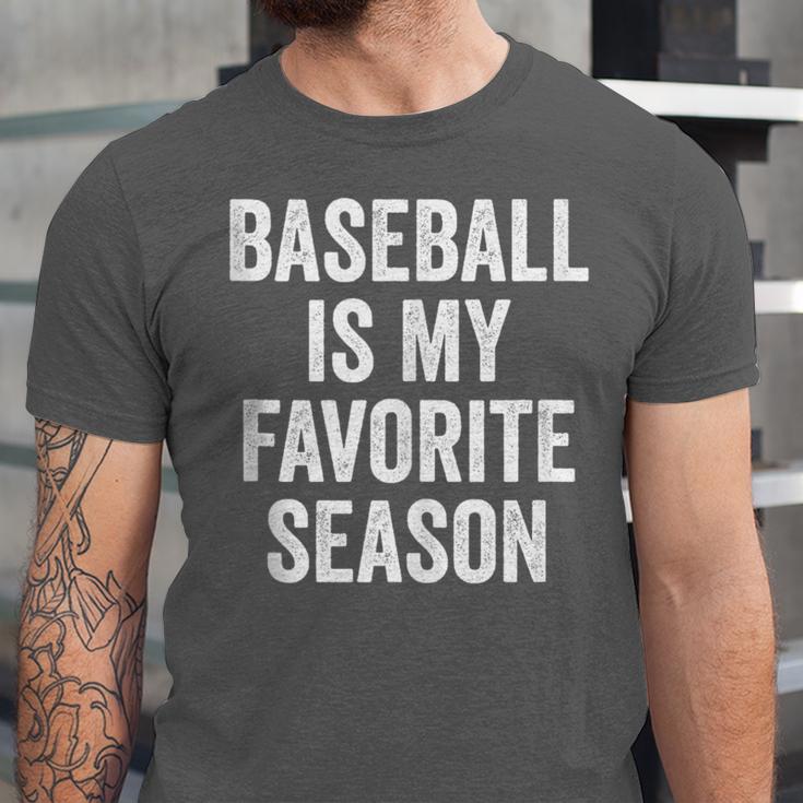 Baseball Is My Favorite Season Baseball Player Unisex Jersey T-Shirt Baseball Is My Favorite Season Baseball Player Unisex Jersey T-Shirt