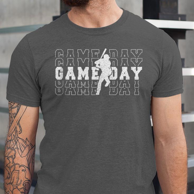 Baseball Game Day Team Sport Player Coach Batter Family Fans Unisex Jersey T-Shirt Baseball Game Day Team Sport Player Coach Batter Family Fans Unisex Jersey T-Shirt