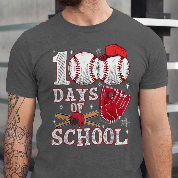 Baseball Happy 100 Days Of School Boy Girl Kid Teacher Unisex Jersey T-Shirt Baseball Happy 100 Days Of School Boy Girl Kid Teacher Unisex Jersey T-Shirt