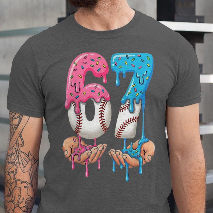 Baseball Ice Cream Drip 67 Hands Six Seven Boys Unisex Jersey T-Shirt Baseball Ice Cream Drip 67 Hands Six Seven Boys Unisex Jersey T-Shirt
