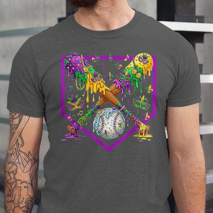 Baseball Ice Cream Drip Boys Mardi Gras Carnival Party Mask Unisex Jersey T-Shirt Baseball Ice Cream Drip Boys Mardi Gras Carnival Party Mask Unisex Jersey T-Shirt