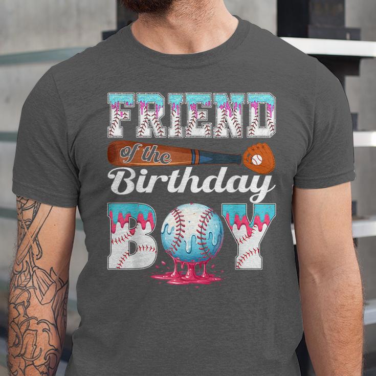 Baseball Ice Cream Drip Friend Of The Birthday Boy Unisex Jersey T-Shirt Baseball Ice Cream Drip Friend Of The Birthday Boy Unisex Jersey T-Shirt