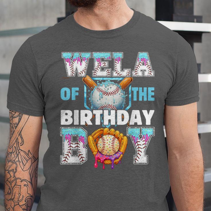 Baseball Ice Cream Drip Wela Of The Birthday Boy Unisex Jersey T-Shirt