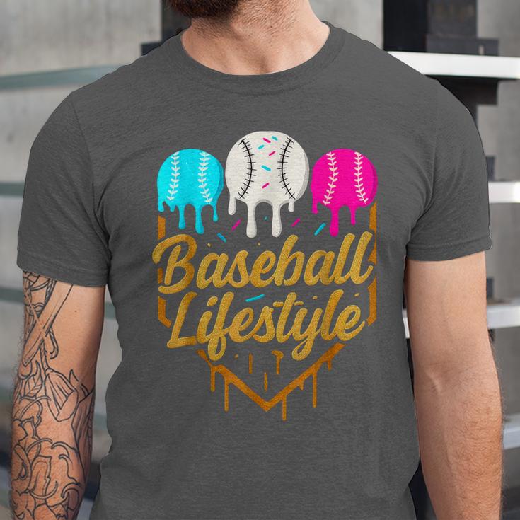 Baseball Lifestyle Baseball Drip Icecream Unisex Jersey T-Shirt Baseball Lifestyle Baseball Drip Icecream Unisex Jersey T-Shirt