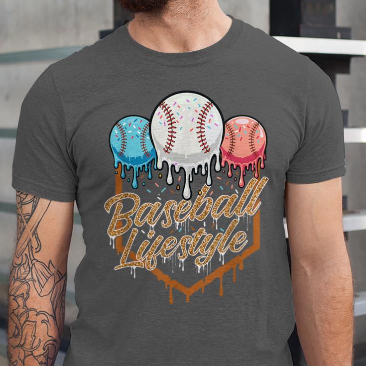 Baseball Lifestyle Baseball Lover Player Baseballer Unisex Jersey T-Shirt