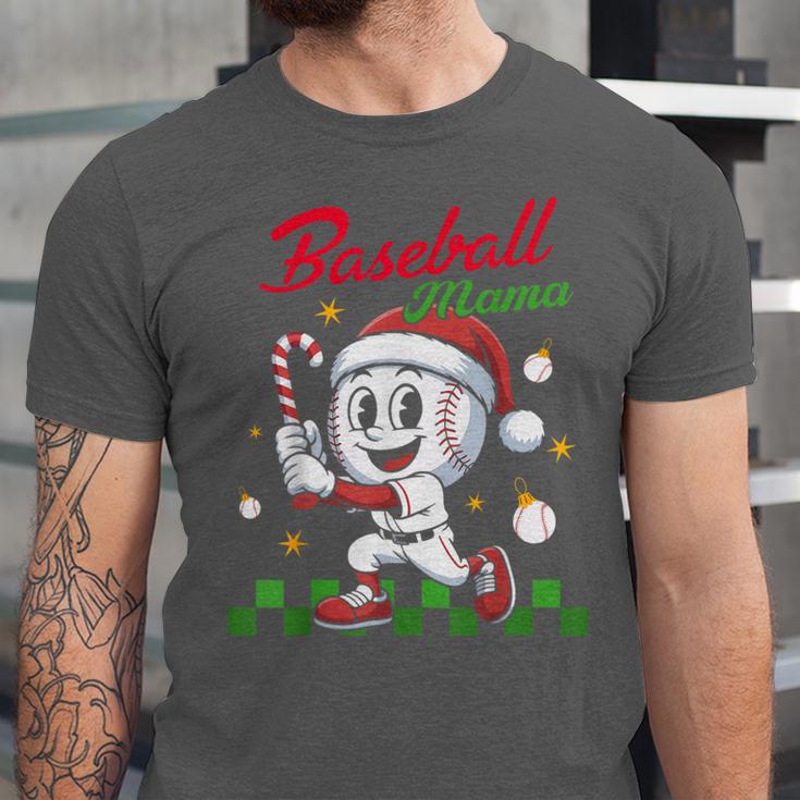 Baseball Mama Christmas Santa Hat Xmas Softball Mom Unisex Jersey T-Shirt Baseball Mama Christmas Santa Hat Xmas Softball Mom Unisex Jersey T-Shirt