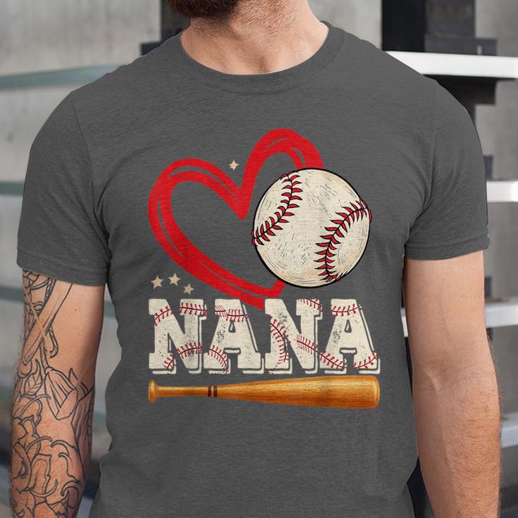 Baseball Nana Baseball Heart Family Matching Unisex Jersey T-Shirt Baseball Nana Baseball Heart Family Matching Unisex Jersey T-Shirt