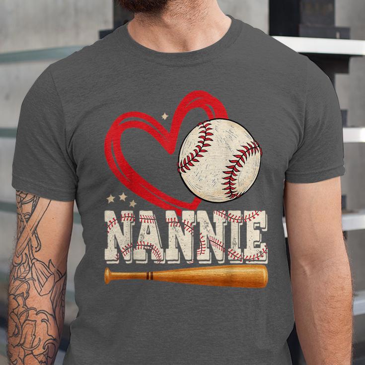 Baseball Nannie Baseball Heart Family Matching Unisex Jersey T-Shirt Baseball Nannie Baseball Heart Family Matching Unisex Jersey T-Shirt