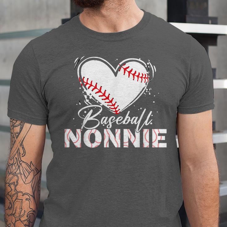 Baseball Nonnie Baseball Heart Unisex Jersey T-Shirt Baseball Nonnie Baseball Heart Unisex Jersey T-Shirt