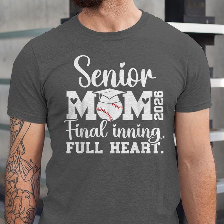 Baseball Senior Mom 2026 Final Inning Baseball Senior Mama Unisex Jersey T-Shirt Baseball Senior Mom 2026 Final Inning Baseball Senior Mama Unisex Jersey T-Shirt