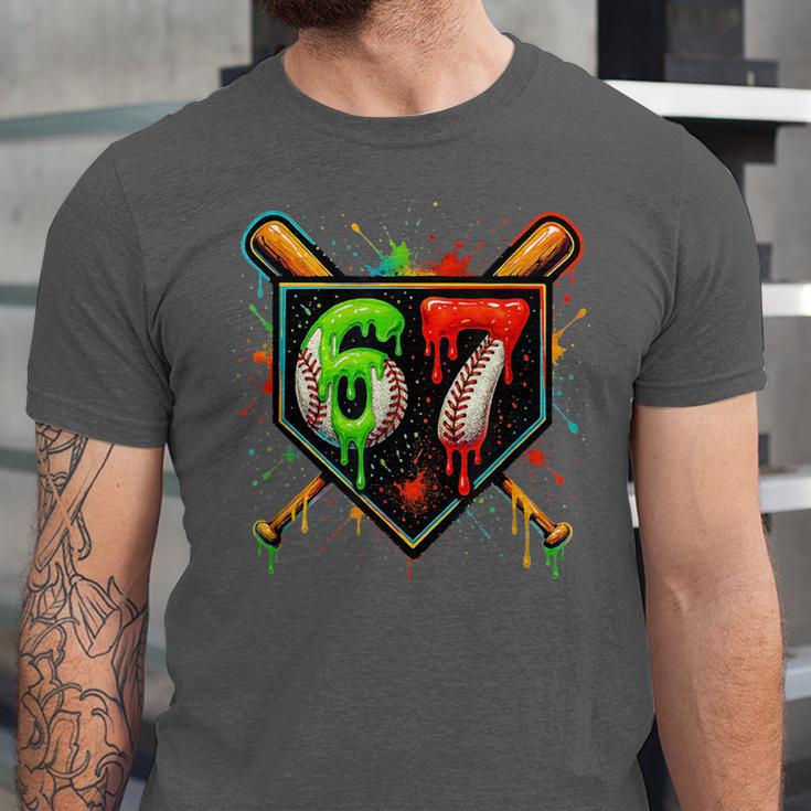 Baseball Six Seven 67 Meme Ice Cream Drip Xmas Women Men Unisex Jersey T-Shirt Baseball Six Seven 67 Meme Ice Cream Drip Xmas Women Men Unisex Jersey T-Shirt