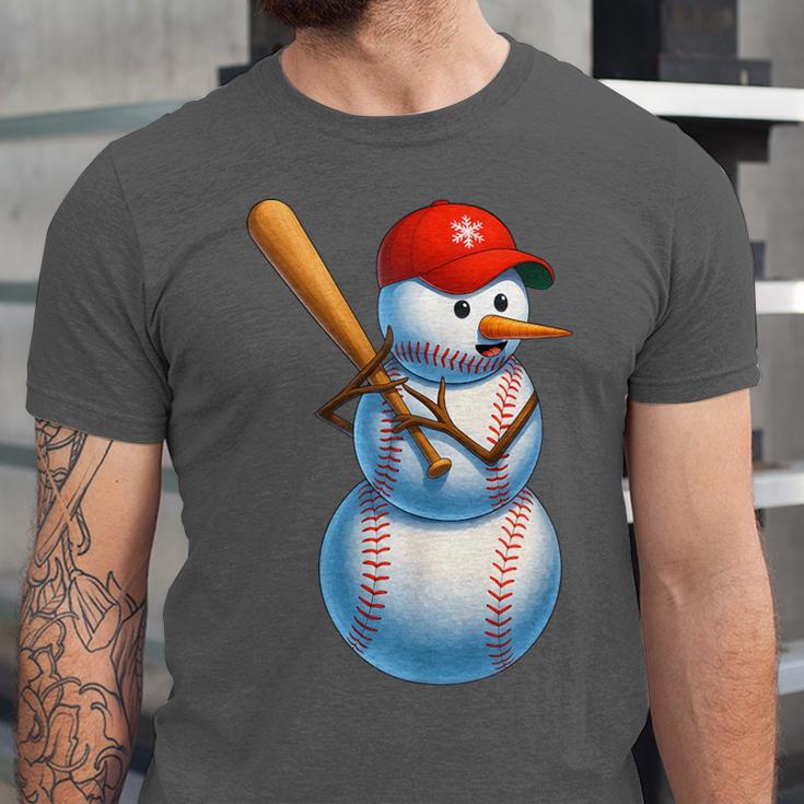 Baseball Snowman Merry Christmas Xmas Pajamas Men Women Kids Unisex Jersey T-Shirt Baseball Snowman Merry Christmas Xmas Pajamas Men Women Kids Unisex Jersey T-Shirt