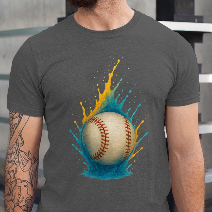 Baseball Splash Team Player For Kids Men Women Unisex Jersey T-Shirt Baseball Splash Team Player For Kids Men Women Unisex Jersey T-Shirt