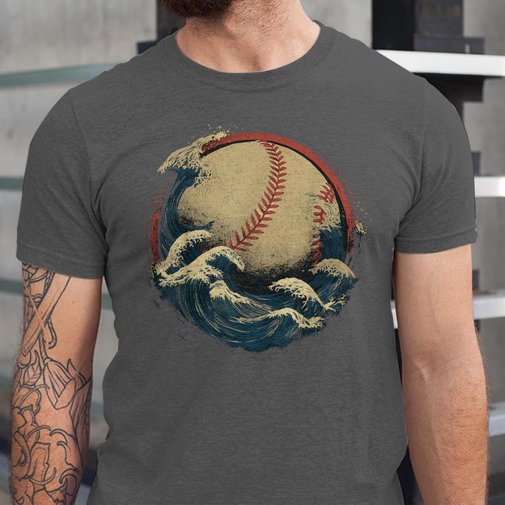 Baseball Waves Ocean Sports Baseball Fans Unisex Jersey T-Shirt Baseball Waves Ocean Sports Baseball Fans Unisex Jersey T-Shirt