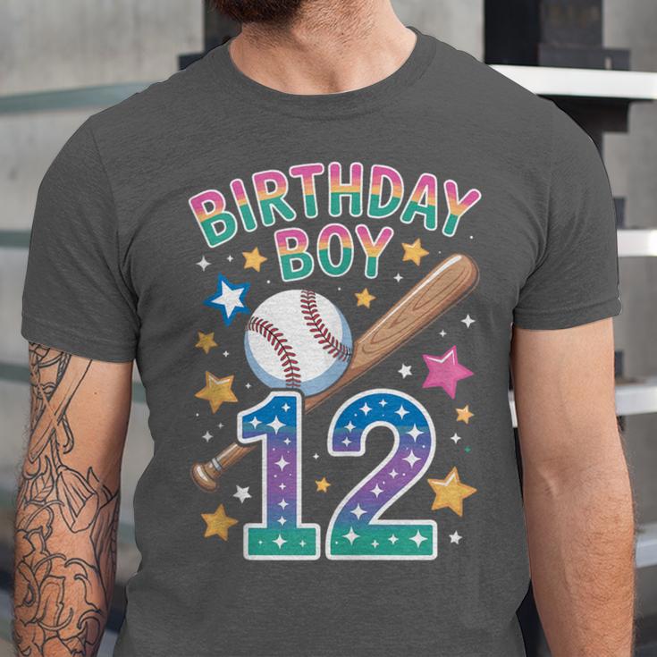 Birthday Boy 12th Birthday Baseball Unisex Jersey T-Shirt Birthday Boy 12th Birthday Baseball Unisex Jersey T-Shirt