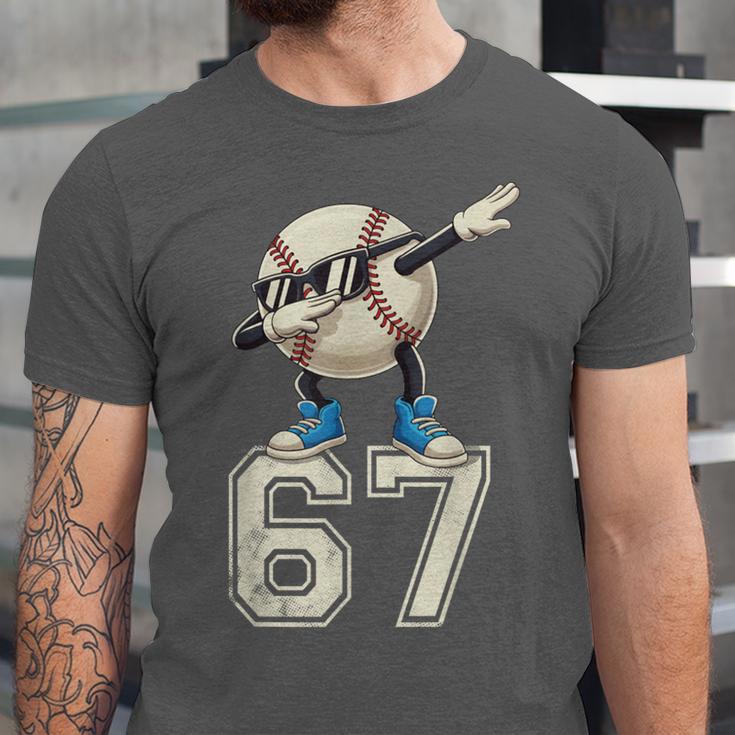 Boys Kids 67 Six Seven Sunglasses Dabbing Baseball Lover Unisex Jersey T-Shirt Boys Kids 67 Six Seven Sunglasses Dabbing Baseball Lover Unisex Jersey T-Shirt