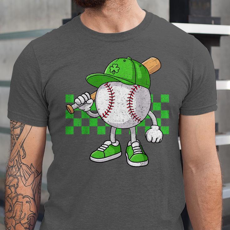 Boys St Patricks Day Baseball Player Pitcher Coach Kids Unisex Jersey T-Shirt Boys St Patricks Day Baseball Player Pitcher Coach Kids Unisex Jersey T-Shirt