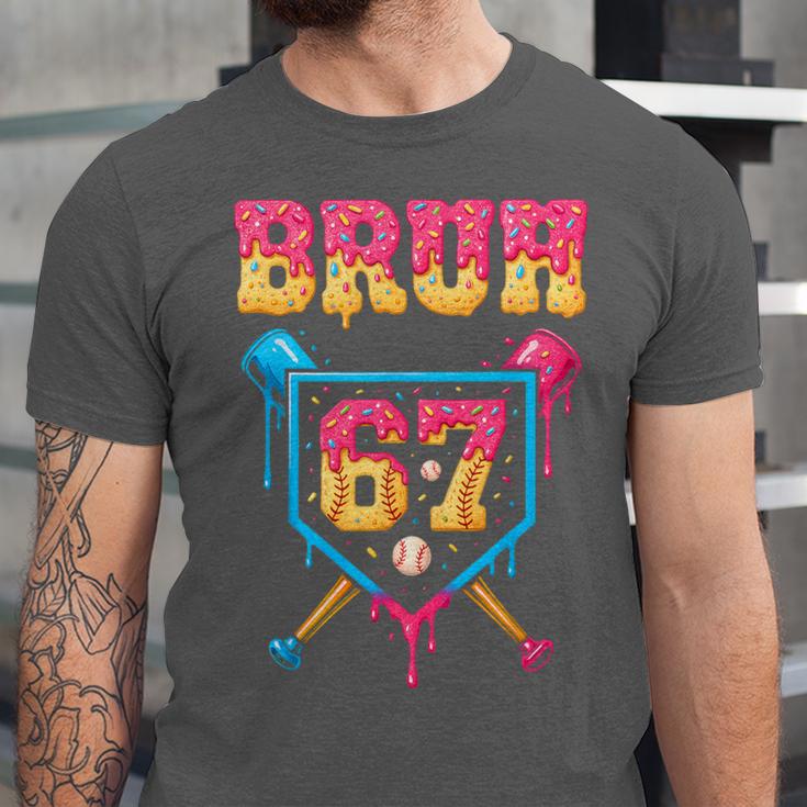 Bruh Baseball Ice Cream Drip Number 67 Player 67th Birthday Unisex Jersey T-Shirt Bruh Baseball Ice Cream Drip Number 67 Player 67th Birthday Unisex Jersey T-Shirt