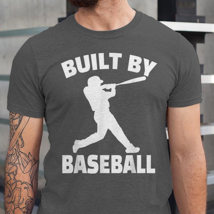 Built By Baseball Baseball For Men Women Boys Players Unisex Jersey T-Shirt