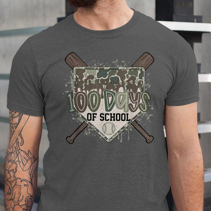 Camo 100 Days Of School Baseball Home Plate Drip Boy Kids Unisex Jersey T-Shirt Camo 100 Days Of School Baseball Home Plate Drip Boy Kids Unisex Jersey T-Shirt