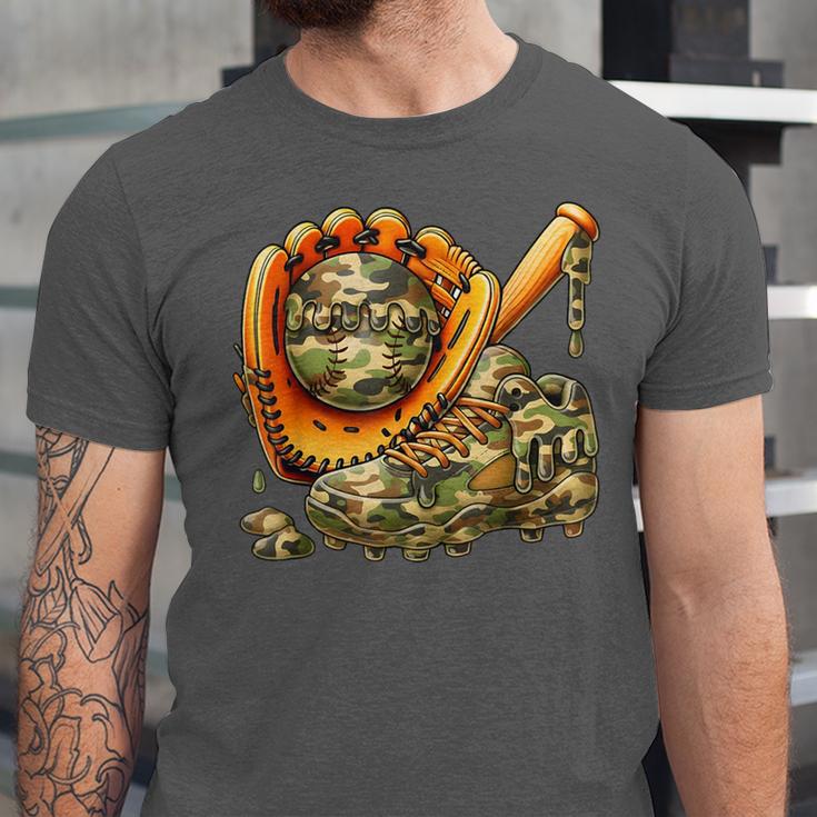 Camo Ice Cream Drip Baseball Stuff Baseball Drip Boys Unisex Jersey T-Shirt Camo Ice Cream Drip Baseball Stuff Baseball Drip Boys Unisex Jersey T-Shirt