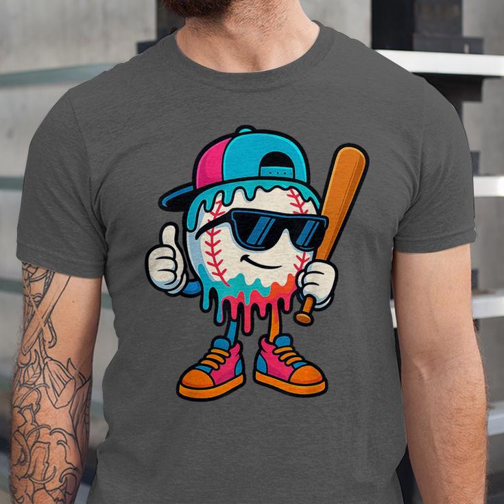 Cool Baseball Drip For Boys Ice Cream Drip Baseball Kids Unisex Jersey T-Shirt Cool Baseball Drip For Boys Ice Cream Drip Baseball Kids Unisex Jersey T-Shirt