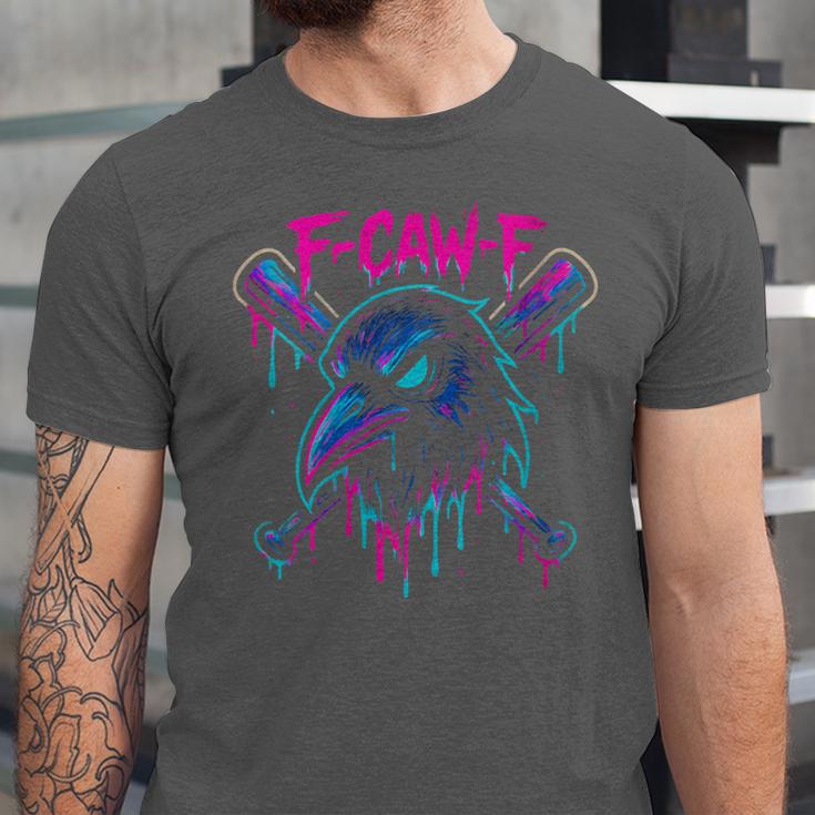 Cool Baseball F Caw F Crow Fcawf Raven Fawk Off Bird Unisex Jersey T-Shirt