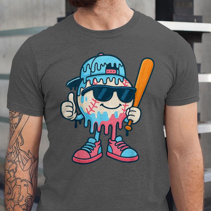 Cool Ice Cream Drip Baseball Drip For Boys Sports Kids Unisex Jersey T-Shirt Cool Ice Cream Drip Baseball Drip For Boys Sports Kids Unisex Jersey T-Shirt