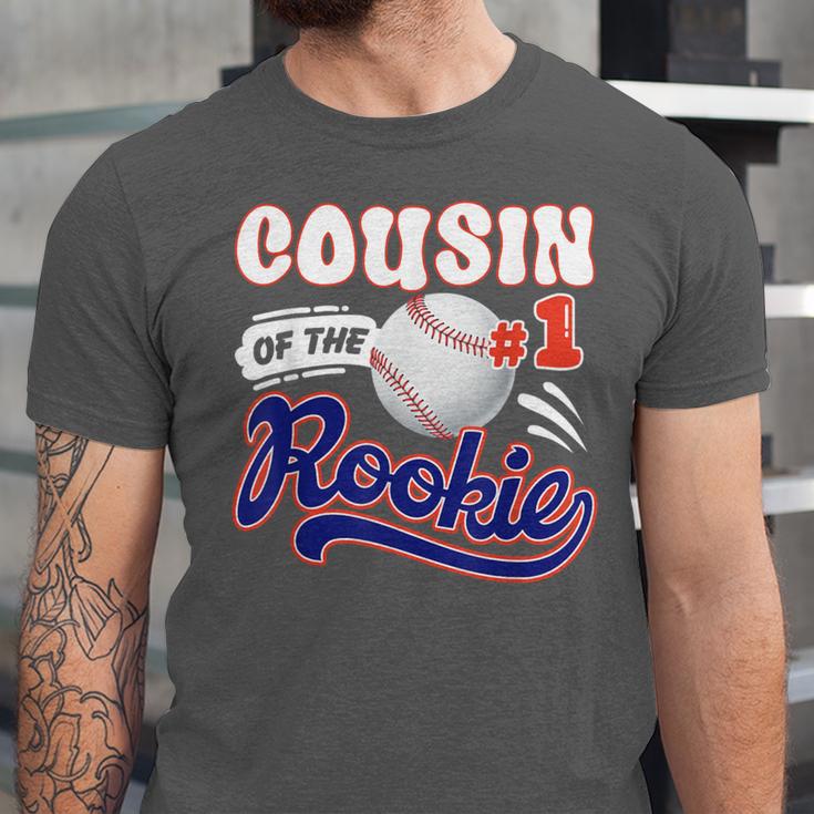Cousin Rookie Of Year 1st Birthday Baseball Theme Matching Unisex Jersey T-Shirt Cousin Rookie Of Year 1st Birthday Baseball Theme Matching Unisex Jersey T-Shirt