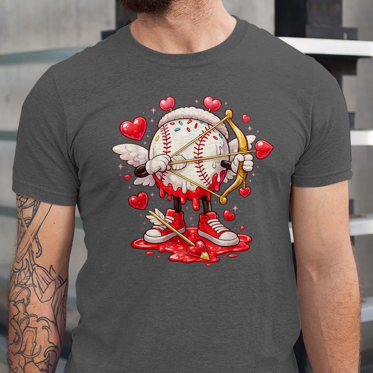 Cupid Baseball Drip Icecream Apparel Youth Boy Valentine Unisex Jersey T-Shirt
