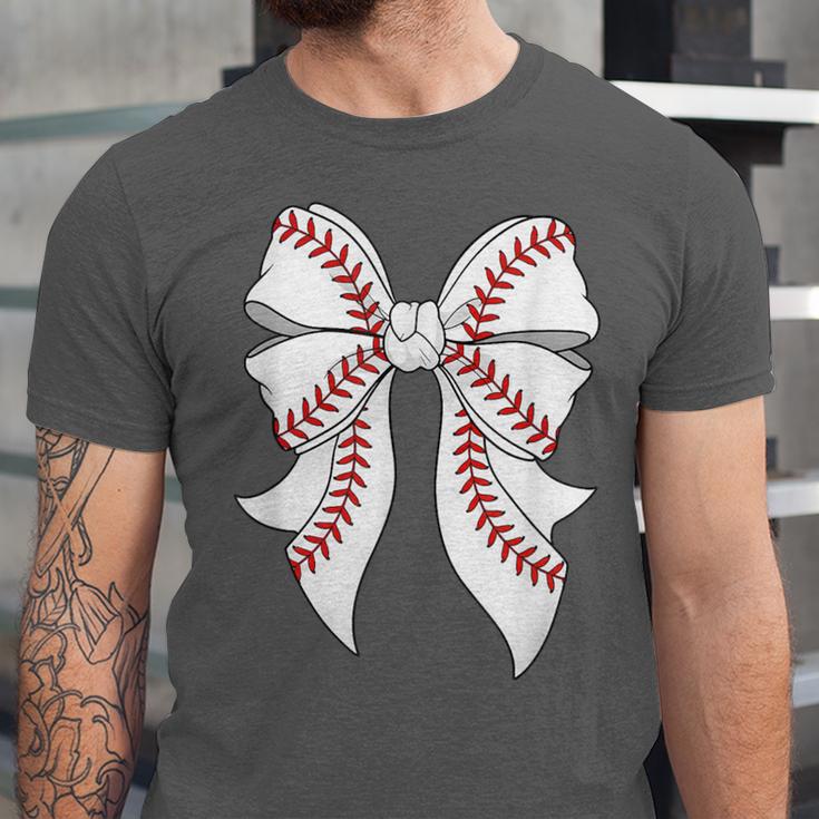 Cute Baseball Coquette Bow For Women Girls Baseball Mama Mom Unisex Jersey T-Shirt Cute Baseball Coquette Bow For Women Girls Baseball Mama Mom Unisex Jersey T-Shirt