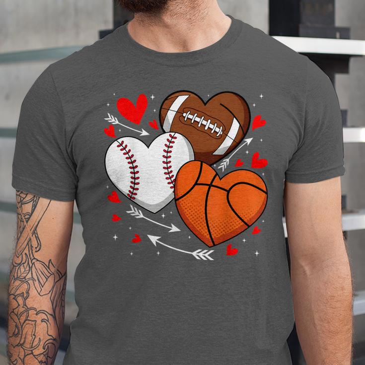 Cute Heart Baseball Basketball Football Valentine Boy Men Unisex Jersey T-Shirt Cute Heart Baseball Basketball Football Valentine Boy Men Unisex Jersey T-Shirt
