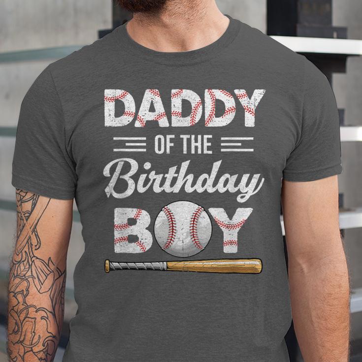 Daddy Of The Birthday Boy Baseball Matching Family Unisex Jersey T-Shirt