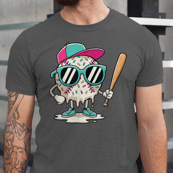Dripping Baseball Baseball Lover Player Baseballer Unisex Jersey T-Shirt Dripping Baseball Baseball Lover Player Baseballer Unisex Jersey T-Shirt